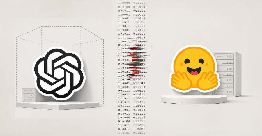 OpenAI and Hugging Face logos representing the autonomous AI security breach